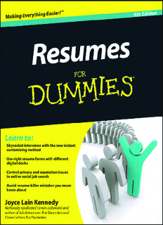 Resumes for Dummies