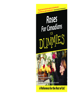 Roses For Canadians For Dummies