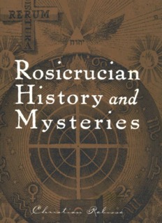 Rosicrucian History and Mysteries