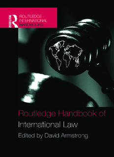 Routledge Handbook of International Law