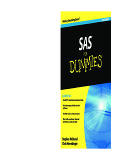 SAS For Dummies, 2nd Edition