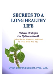 secrets toa long healthy life