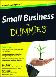 Small Business for Dummies