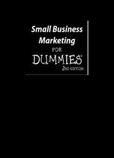 Small Business Marketing for Dummies 2nd Edition