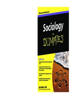 Sociology For Dummies