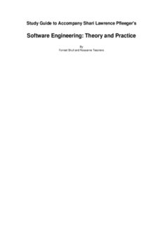 Software Engineering: Theory and Practice