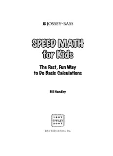 SPEED MATH for Kids