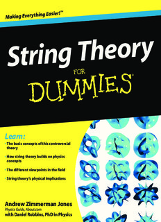 String Theory For Dummies