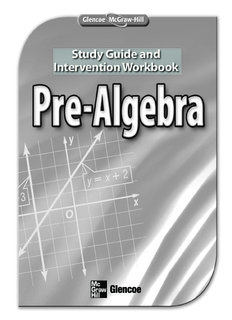 Study Guide and Intervention Workbook