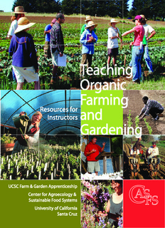 Teaching Organic Farming and Gardening - Center for Agroecology