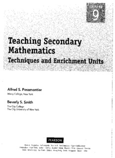 Teaching Secondary Mathematics Textbook