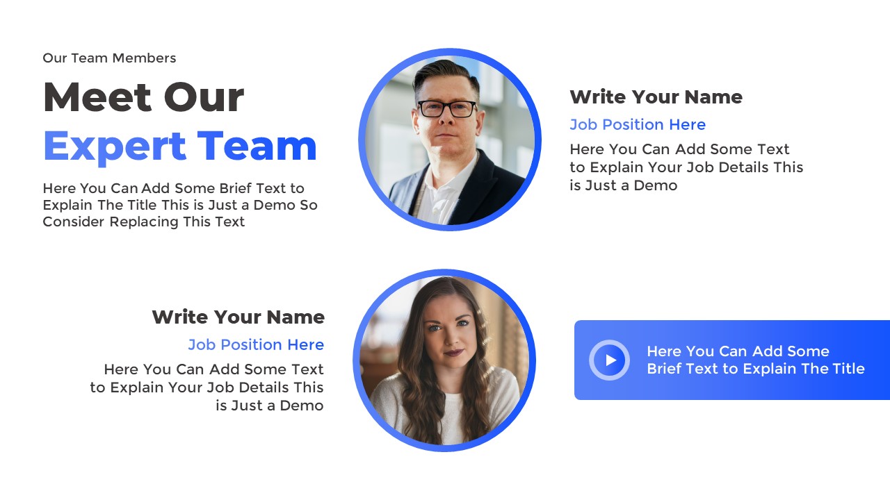 Team Overview Template for PowerPoint and Google Slides Presentation