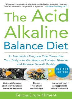 The Acid Alkaline Balance Diet