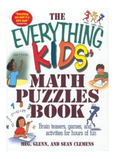 The Everything Kids - Math Puzzles Book