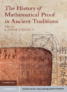 The History of Mathematical Proof in Ancient Traditions