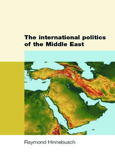 The international politics of the Middle East