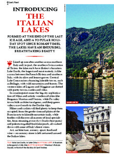 THE ITALIAN LAKES - Lonely Planet