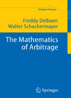 The Mathematics of Arbitrage