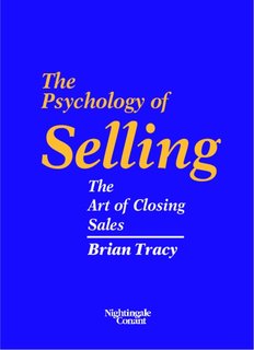 The Psychology of Selling