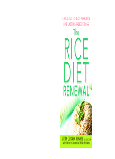 The Rice Diet Renewal