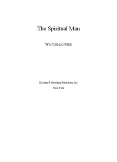 The Spiritual Man