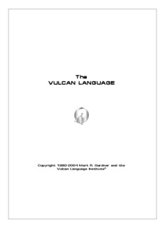 The Vulcan Language - Star Trek