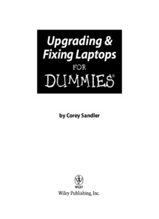 Upgrading & Fixing Laptops DUMmIES