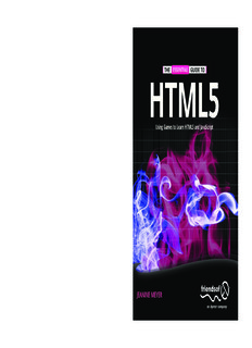 Using Games to Learn HTML5 and JavaScript