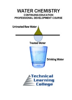 water chemistry