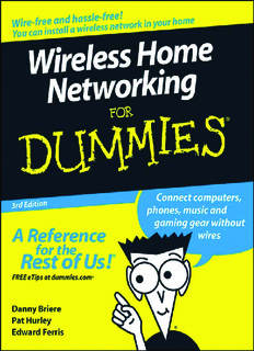 Wireless Home Networking For Dummies